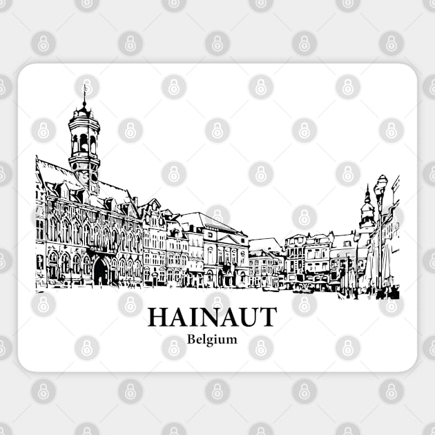 Hainaut - Belgium Magnet by Lakeric